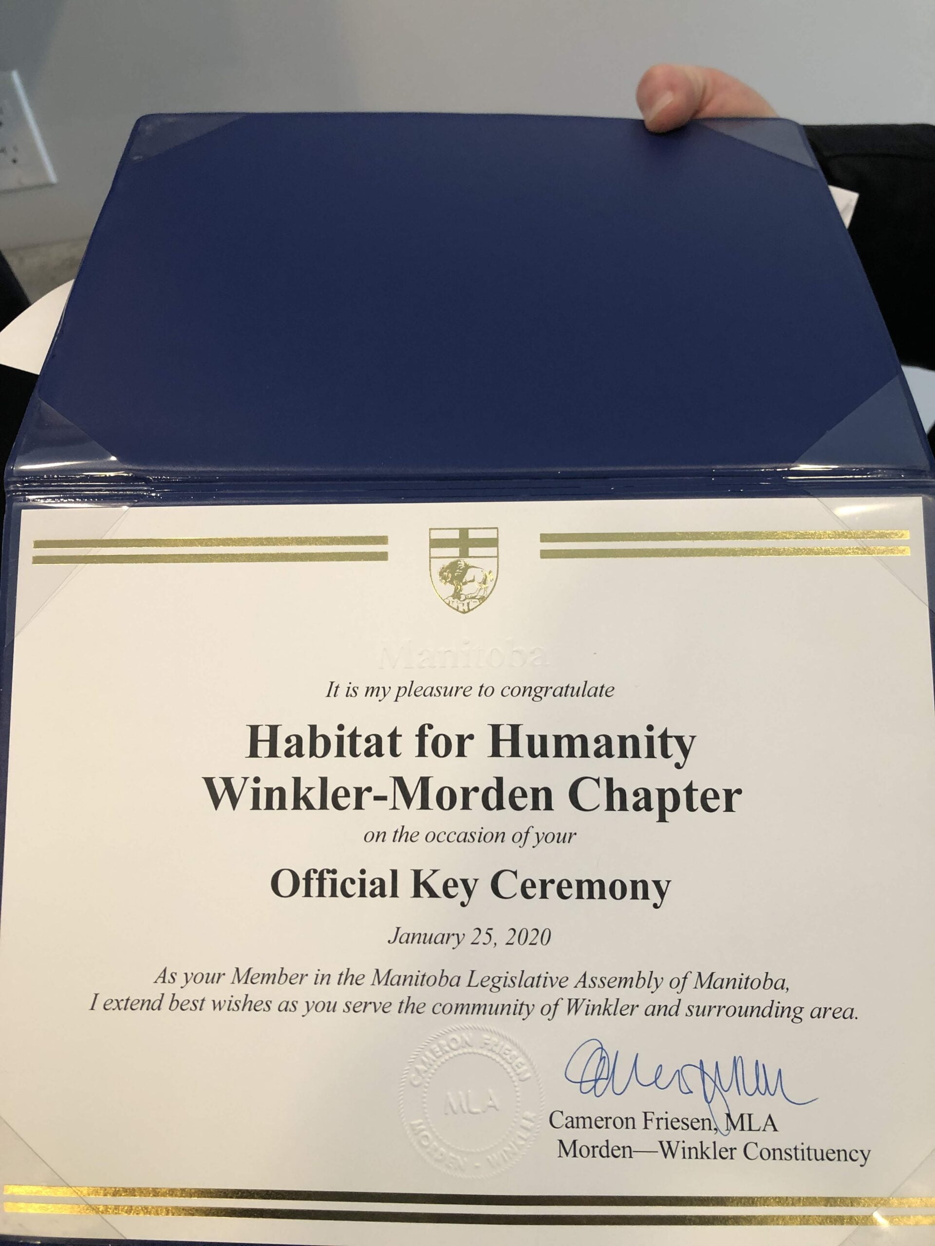 WinklerMorden Chapter Habitat